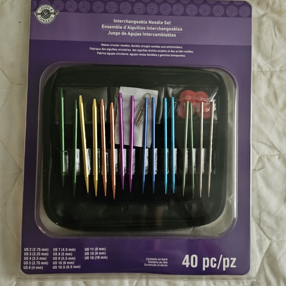 Interchangeable circular knitting needle set - Picture 5 of 5